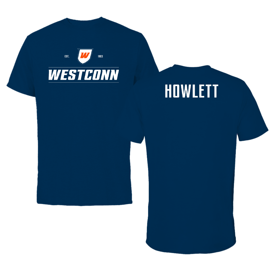 Western Connecticut State University TF and XC Navy General Tee - Nick Howlett