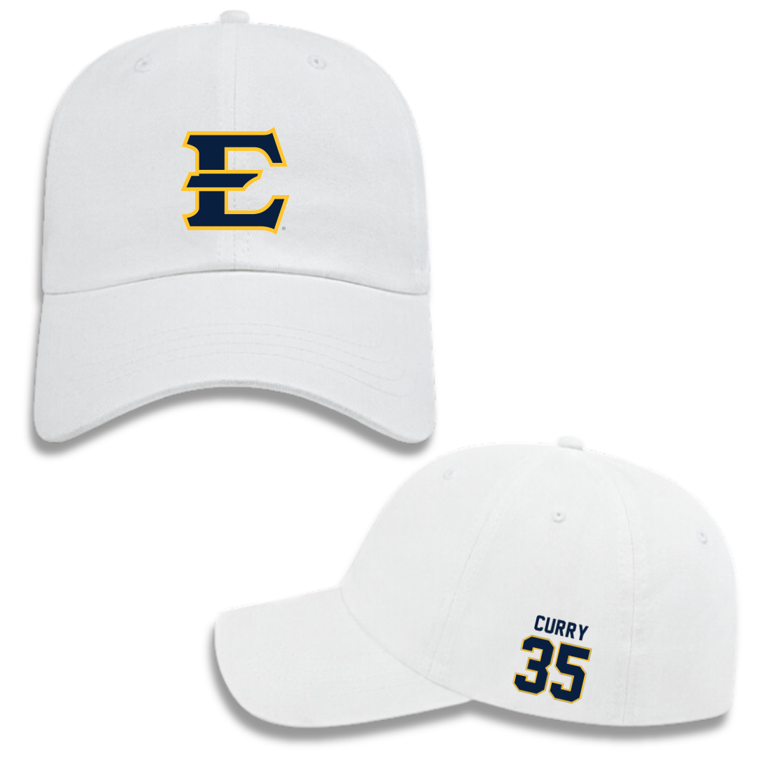 East Tennessee State University Football White Hat - #35 Jeremiah Curry