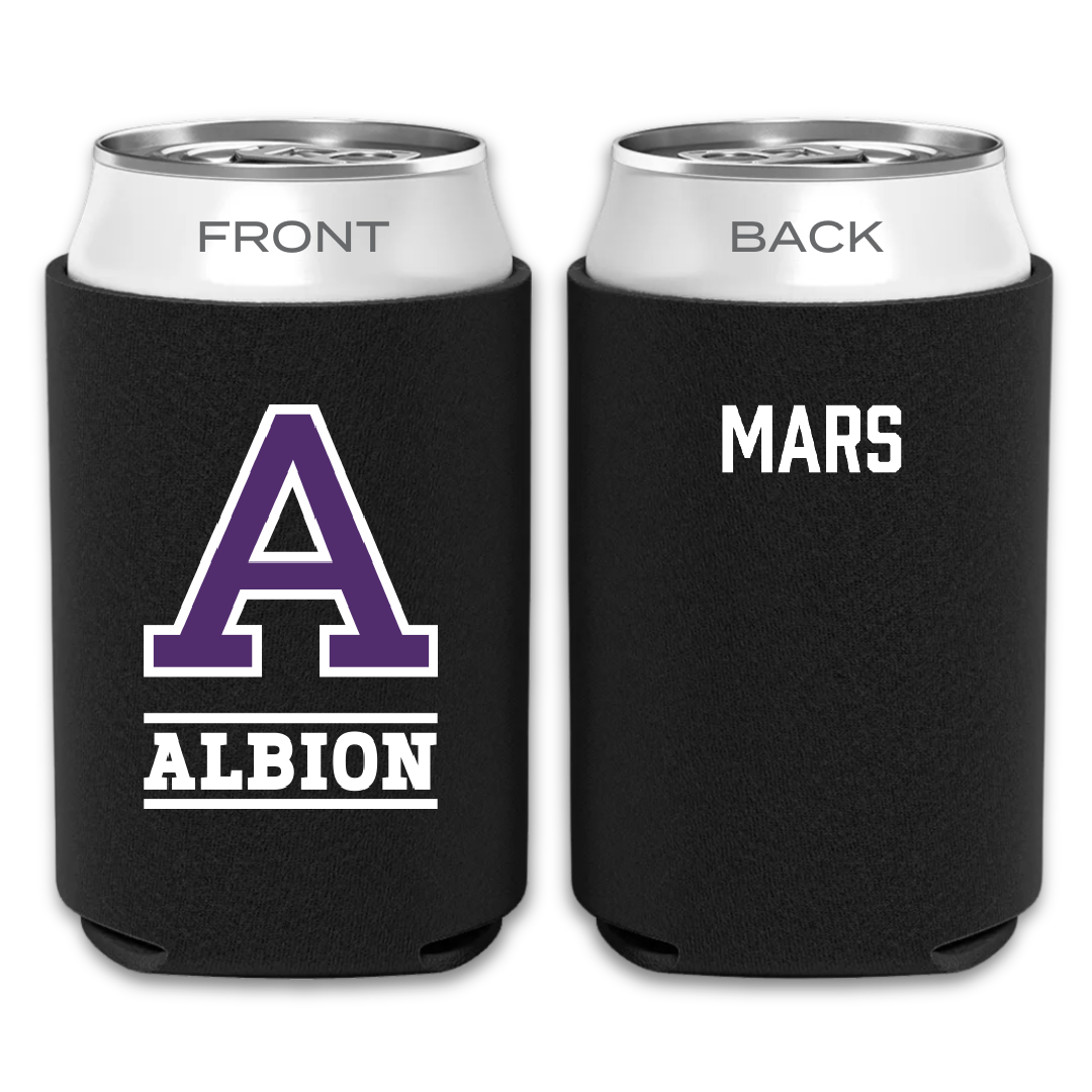 Albion College Wrestling Black Can Cooler - Joshua Mars