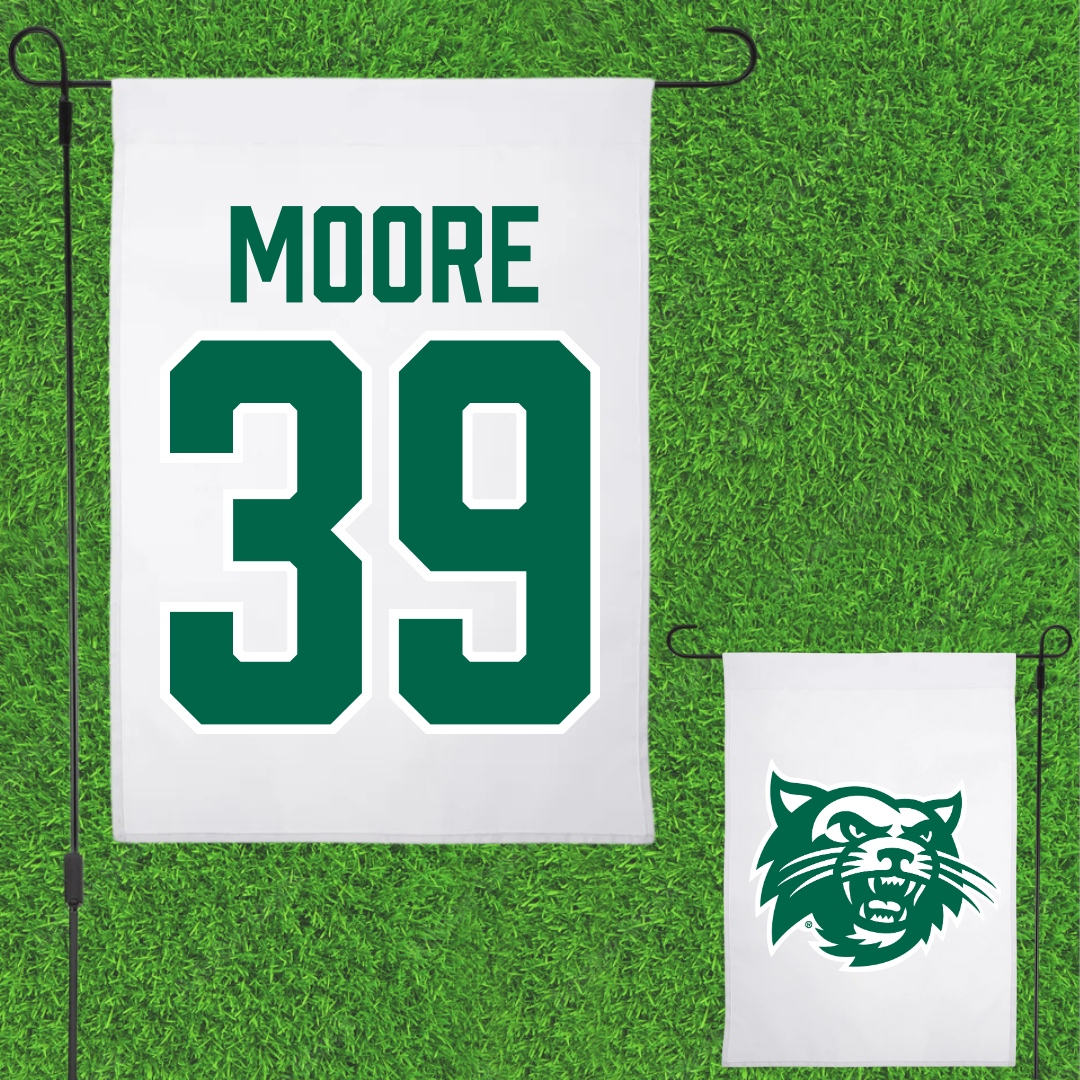 Northwest Missouri State University Softball White Garden Flag - #39 Rien Moore