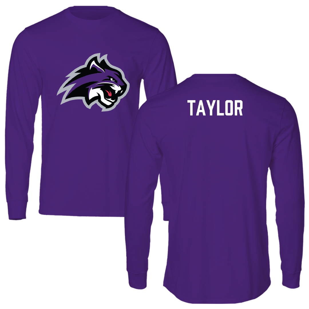 Wiley University TF and XC Purple Long Sleeve - Kaiden Taylor
