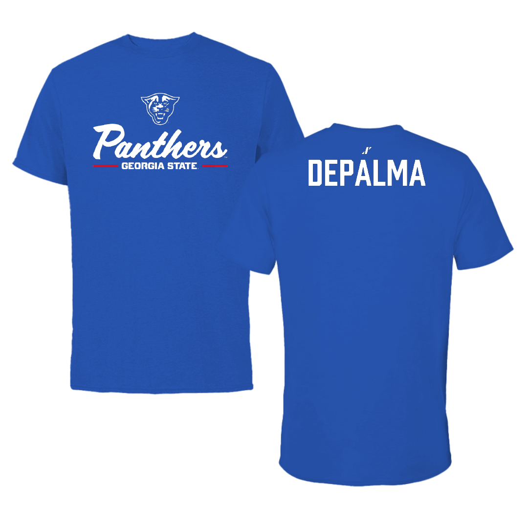 Georgia State University TF and XC Blue General Performance Tee - Alonna Depalma