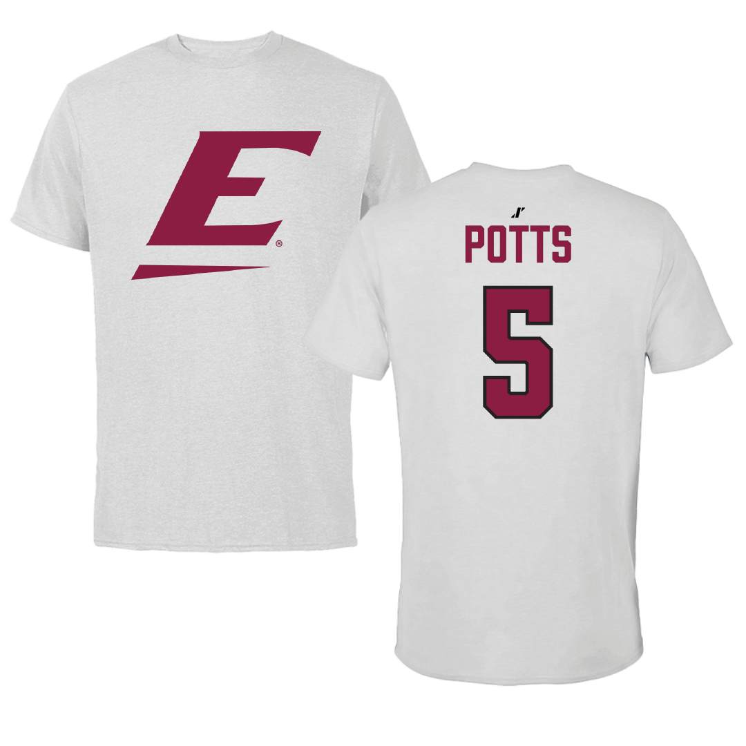 Eastern Kentucky University Football Light Gray Tee - #5 Jordyn Potts