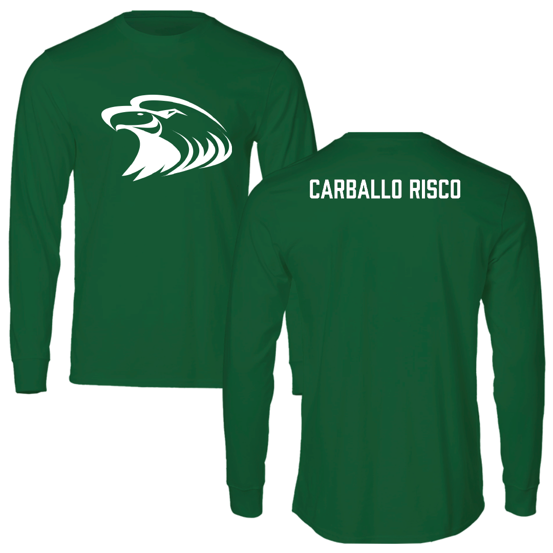 Central Methodist University TF and XC Green Long Sleeve - Aroa Carballo Risco
