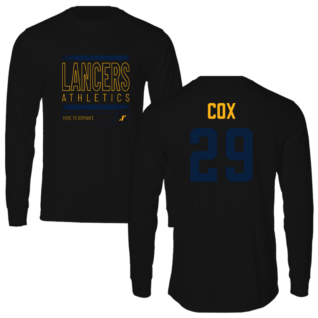 Mount Marty University Soccer Black Dominate Long Sleeve - #29 Gabriel Cox