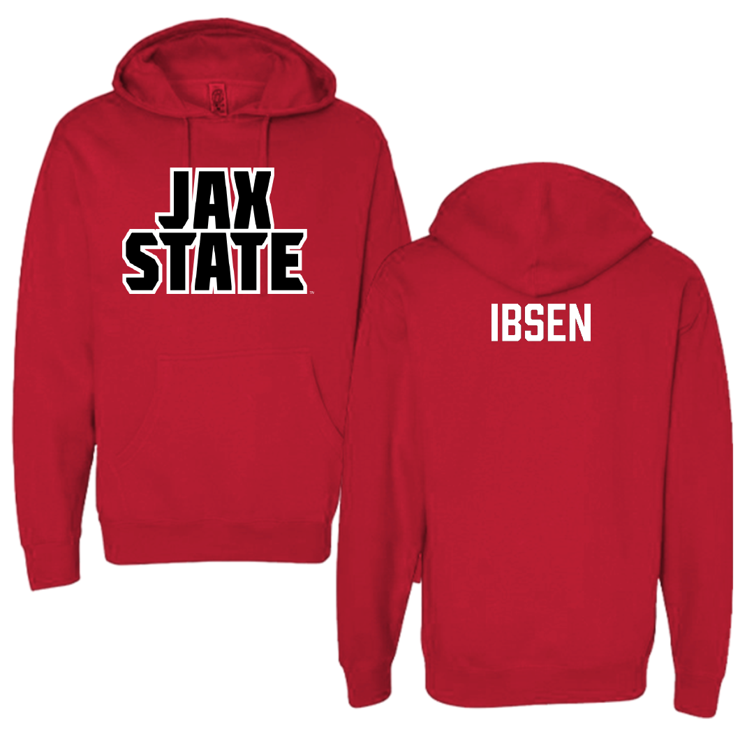 Jacksonville State University TF and XC Red Hoodie - Lennon Ibsen