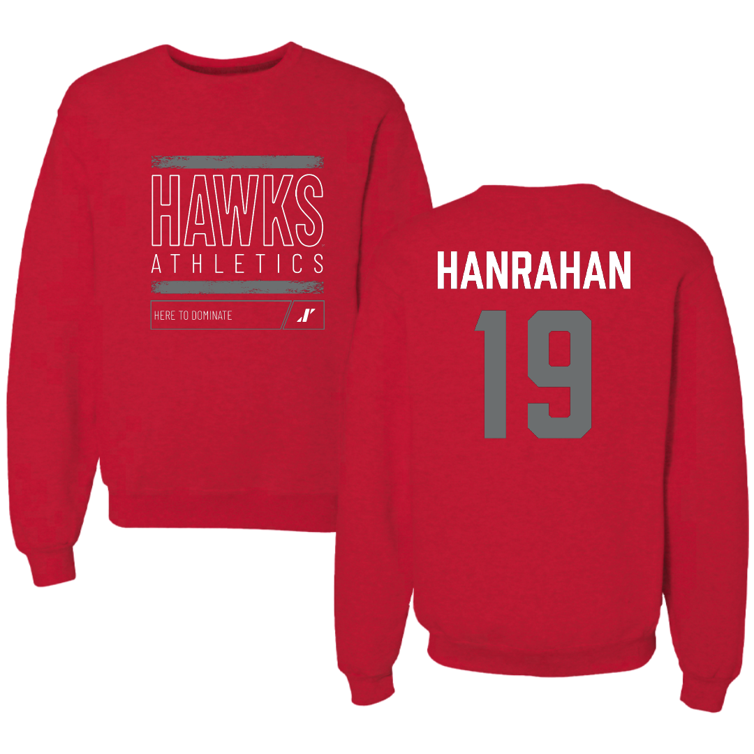 Saint Joseph's University Soccer Red Dominate Crewneck - #19 Emily Hanrahan