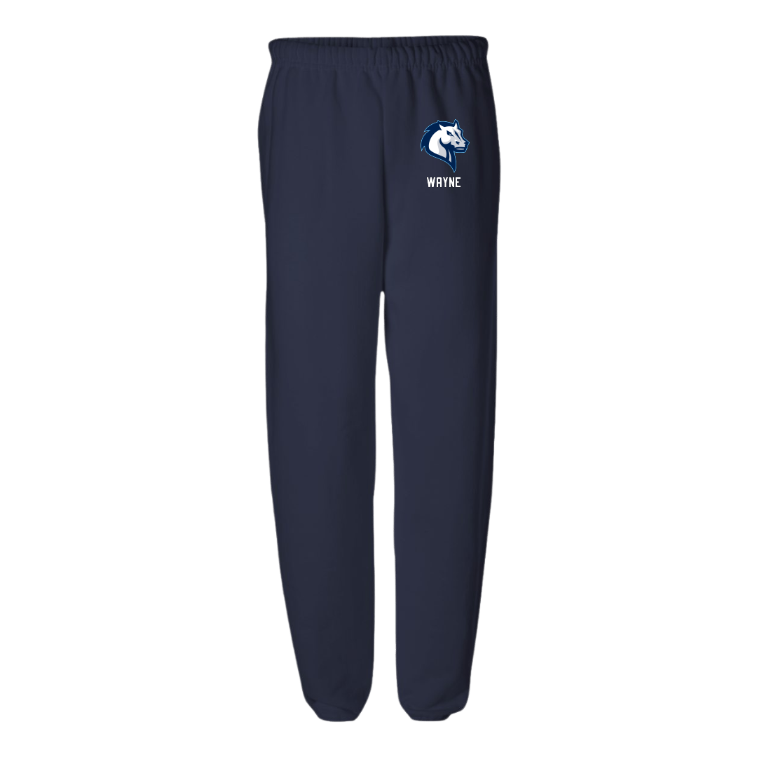 Mercy University Baseball Navy Sweatpants - #50 Aydan Wayne