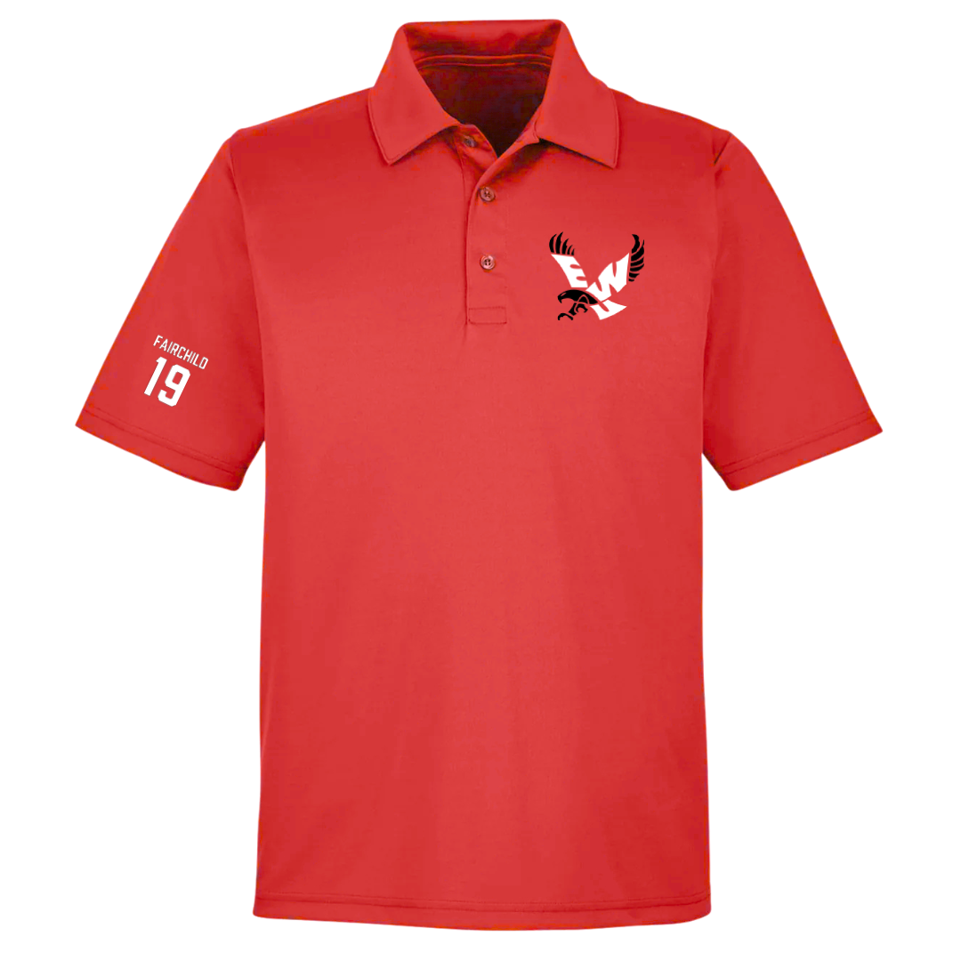 Eastern Washington University Soccer (W) Red Polo - #19 Chloe Fairchild