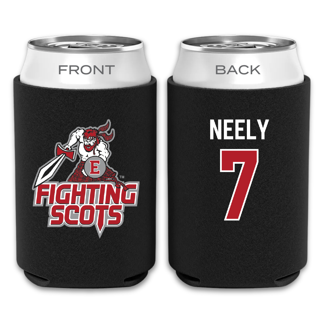 PennWest Edinboro Football Black Can Cooler - #7 Jeremiah Neely