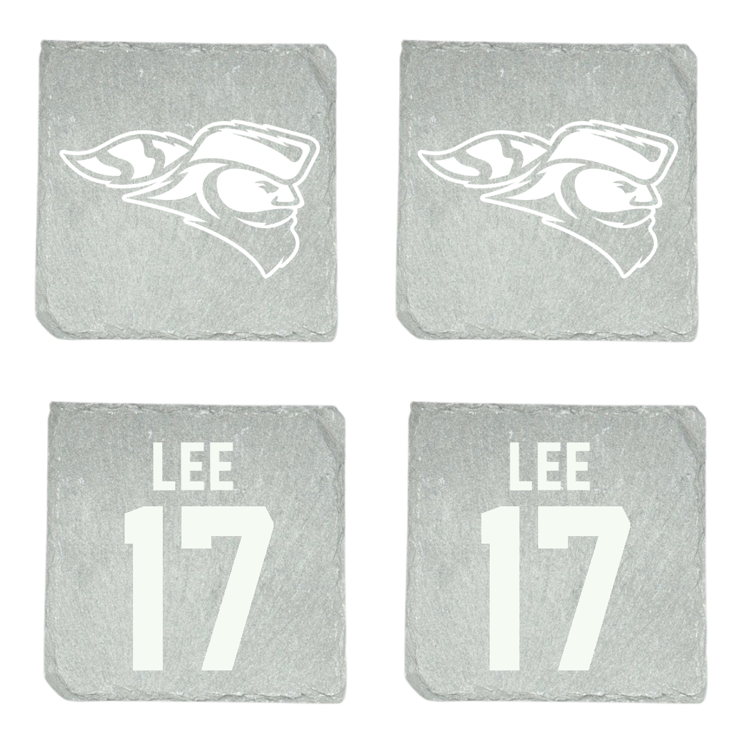 Carroll University Baseball Stone Coaster (4 Pack)  - #17 Gabe Lee