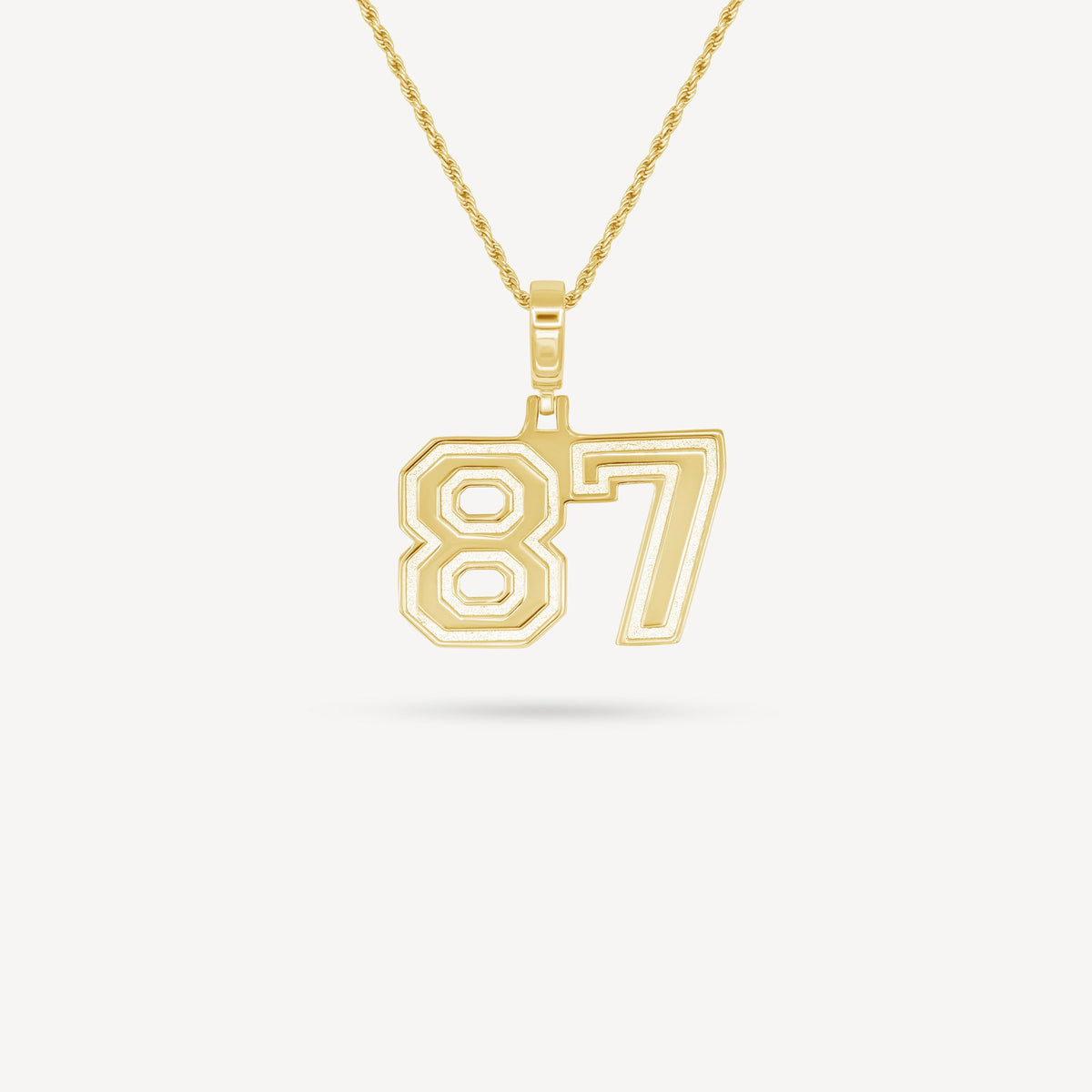 Gold Presidents Pendant and Chain - #87 Tyler Bonkowski