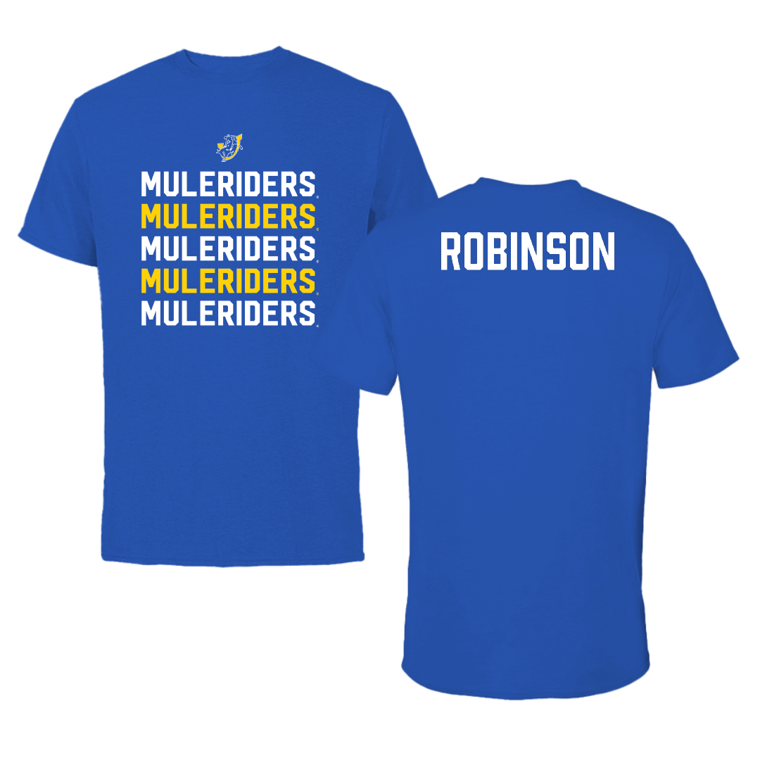 Southern Arkansas University TF and XC Blue General Tee - Rylee Robinson