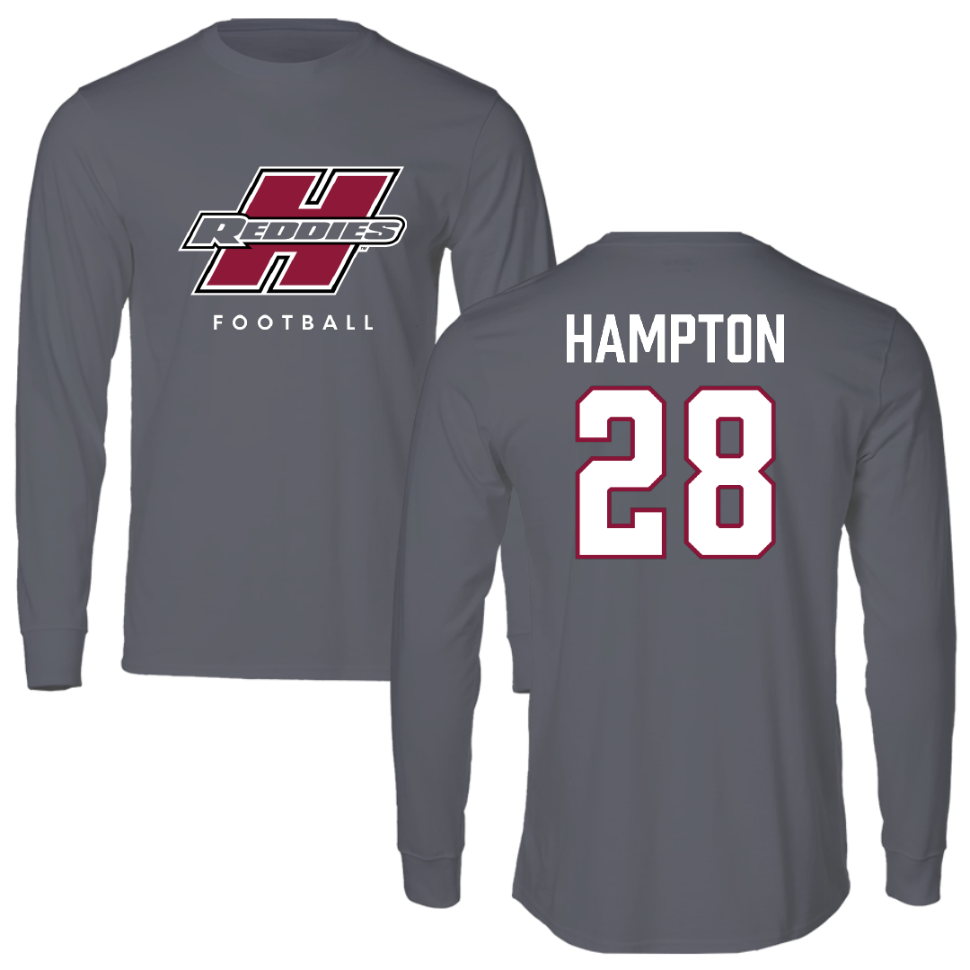 Henderson State University Football Gray Long Sleeve - #28 Terrance Hampton