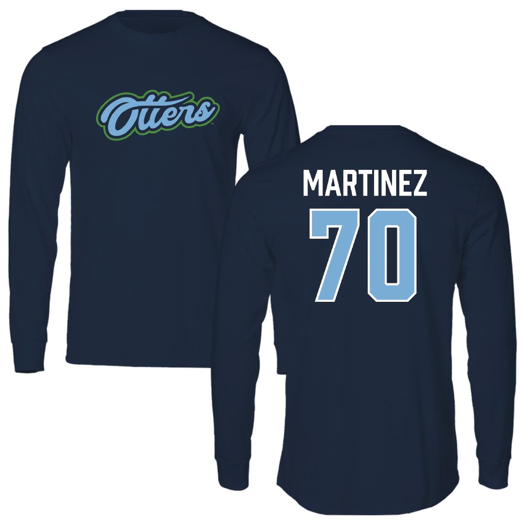 Cal State Monterey Bay Softball Navy Performance Long Sleeve - #70 Nevaeh Martinez