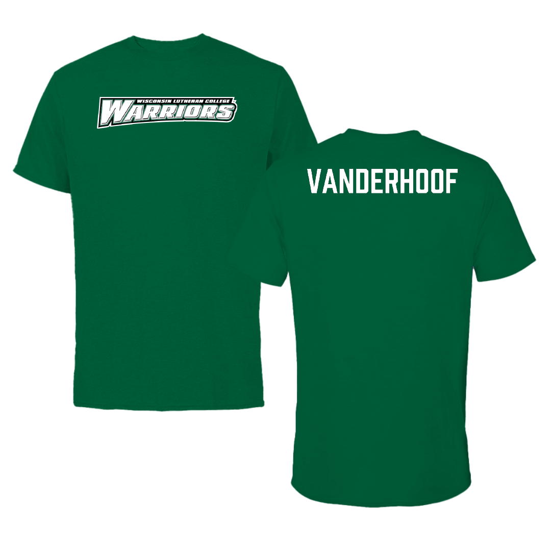 Wisconsin Lutheran College TF and XC Green Performance Tee - Madelyn Vanderhoof