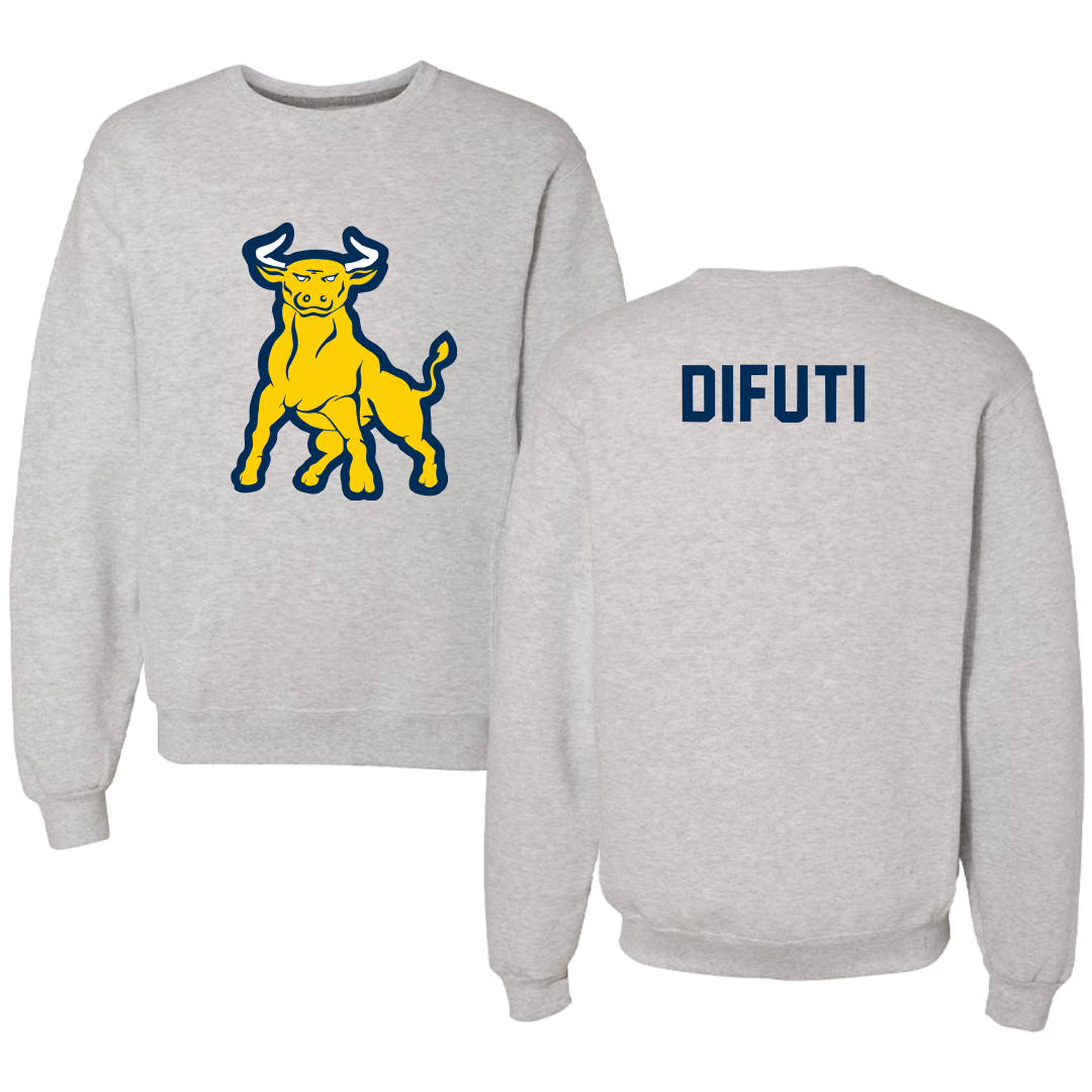 Johnson C. Smith University Tennis Gray Crewneck - Moises Difuti