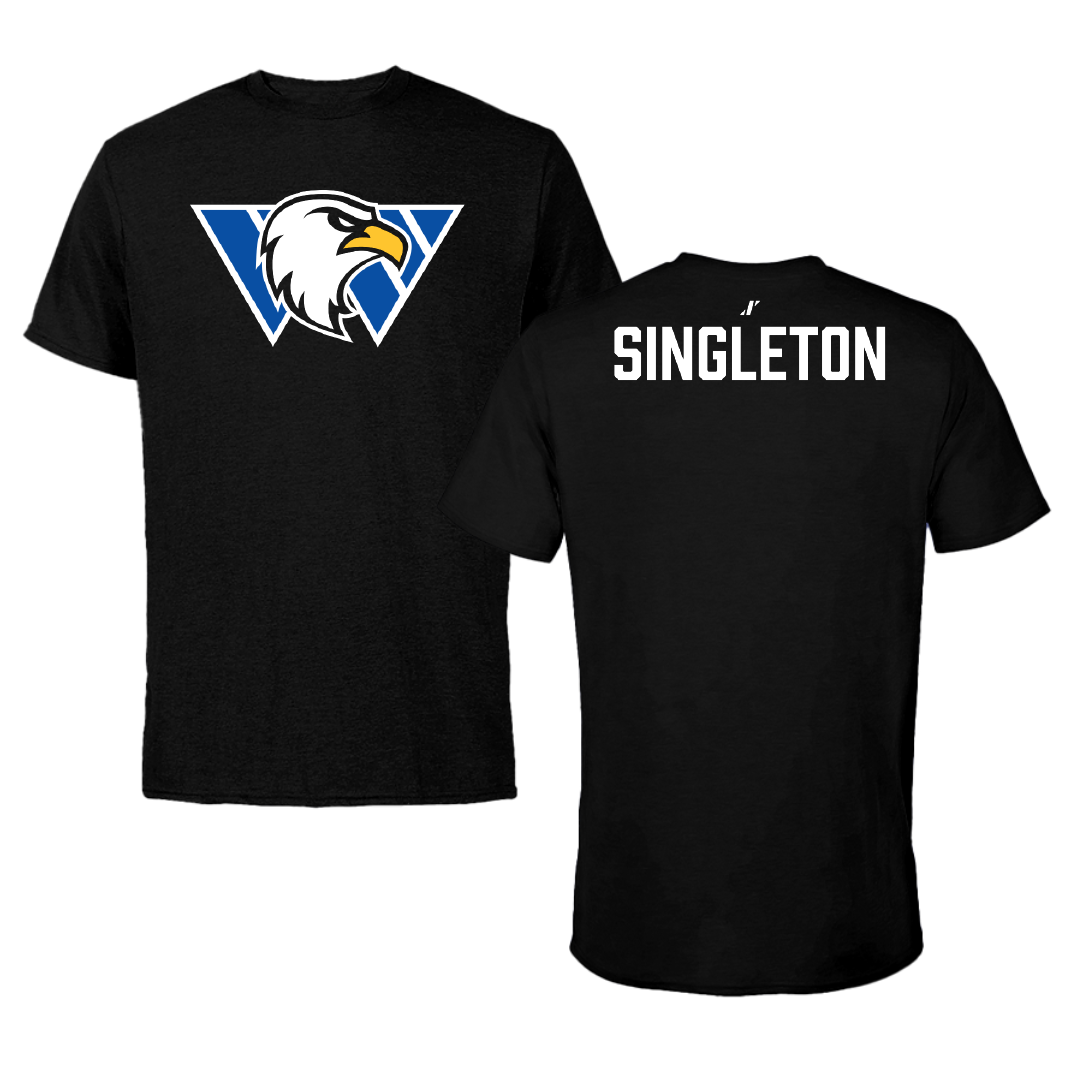 Williams Baptist University Wrestling (M) Black Tee - Jimmy Singleton