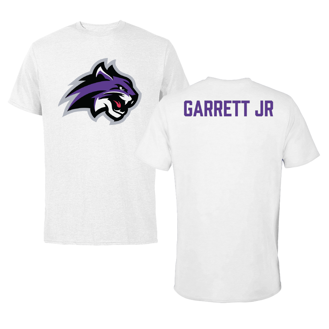 Wiley University TF and XC White Tee - Ronald Garrett jr