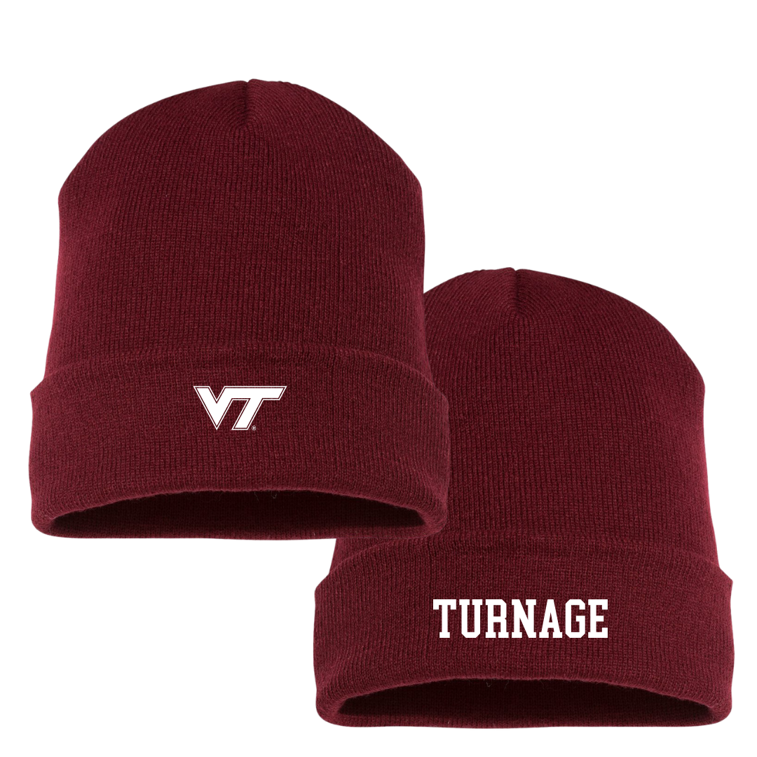 Virginia Tech Dance Maroon Beanie - Melina Turnage