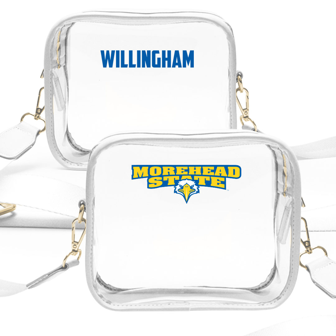 Morehead State University Cheer White Clear Stadium Bag - Denzel Willingham
