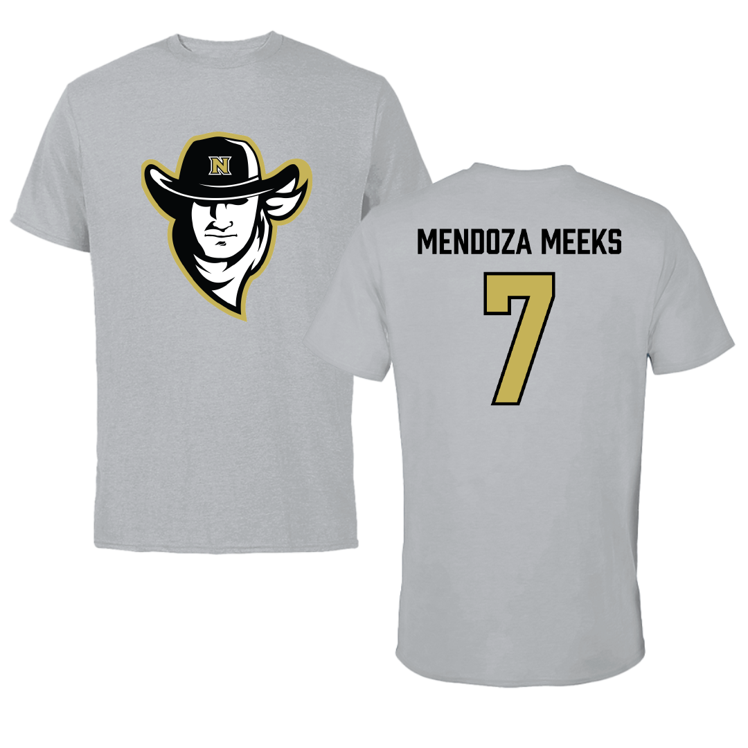 Northeastern Junior College Soccer (W) Sport Gray Tee - #7 Selena Mendoza Meeks