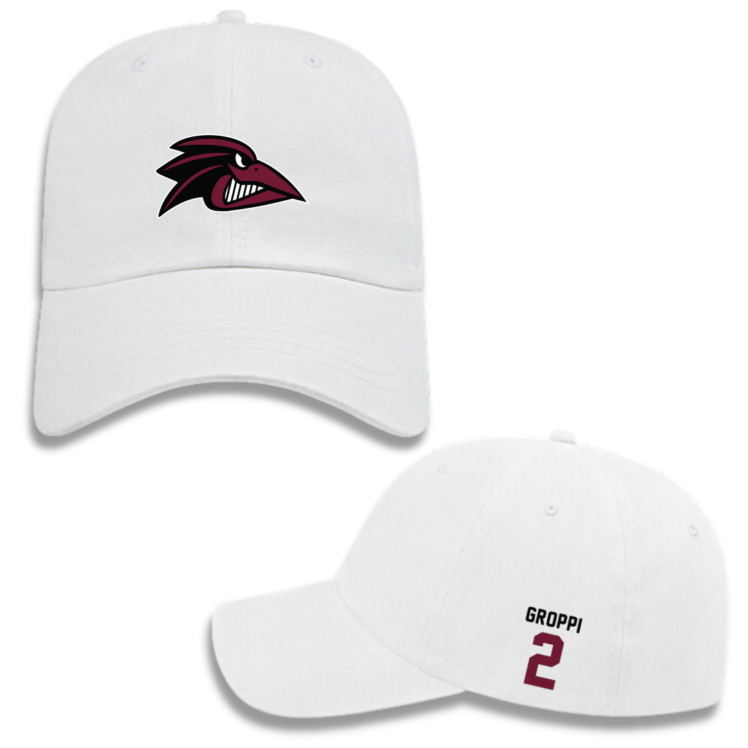 Franklin Pierce University Lacrosse (W) White Hat - #2 Morgan Groppi