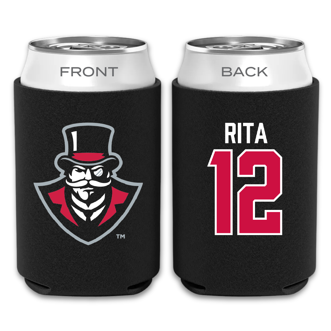 Austin Peay State University Volleyball Black Can Cooler - #12 Anna Rita