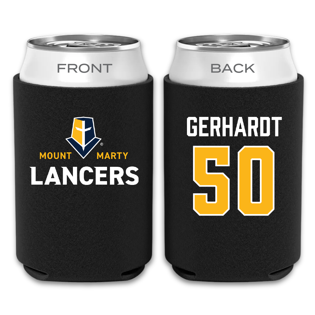 Mount Marty University Football Black Can Cooler - #50 Ryder Gerhardt