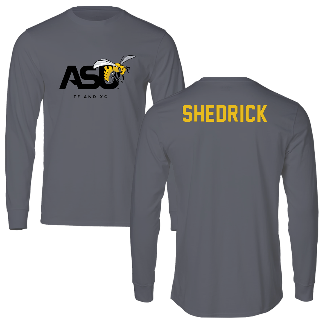 Alabama State University TF and XC Dark Gray Long Sleeve - Nevaeh Shedrick