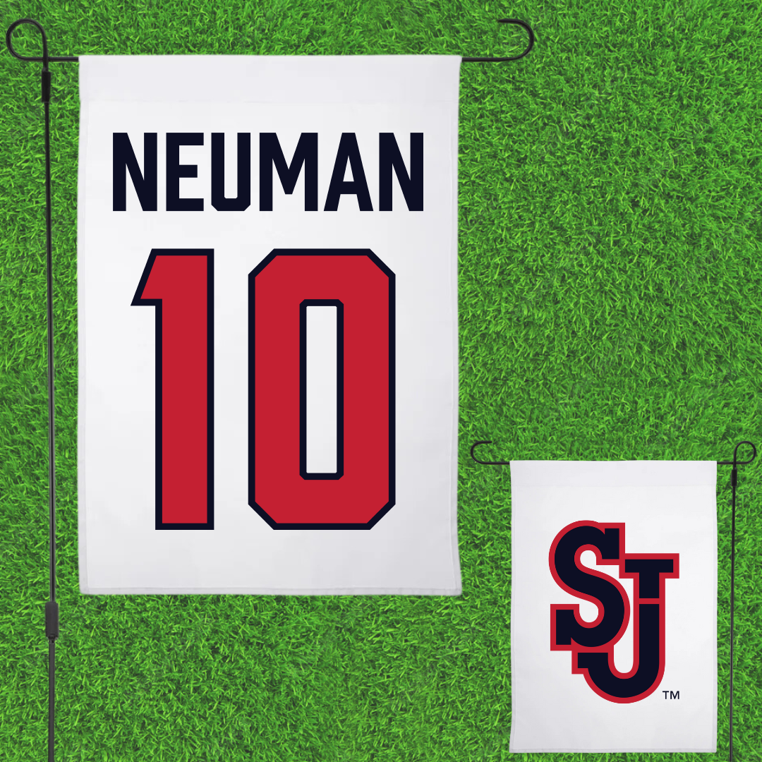 St. John's University (New York) Softball White Garden Flag - #10 Avery Neuman