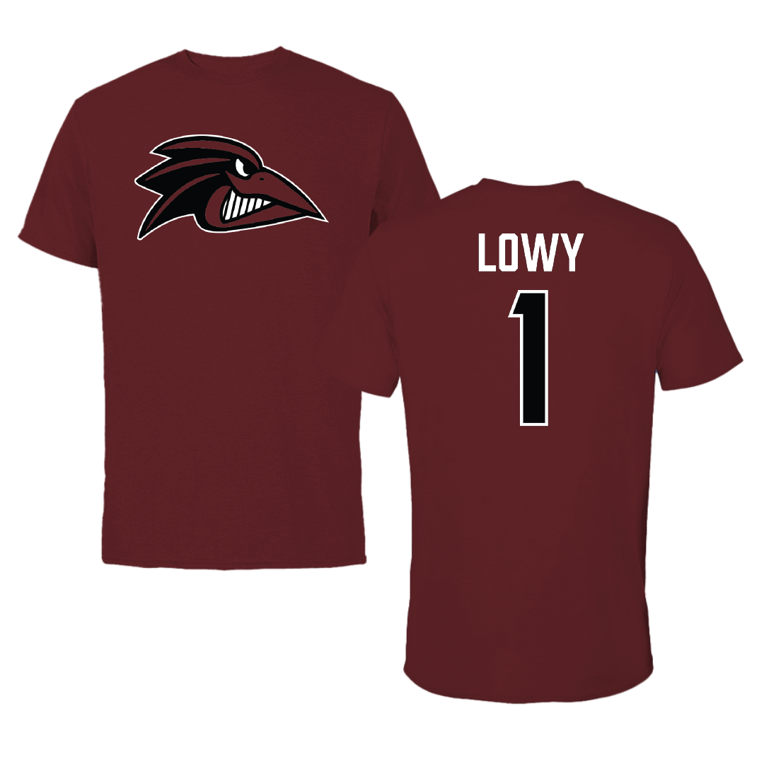 Franklin Pierce University Lacrosse (W) Maroon Tee - #1 Tovah Lowy