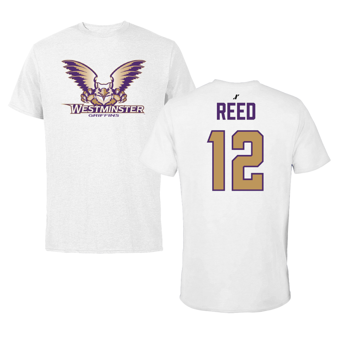 Westminster University (Utah) Soccer (W) White Tee - #12 Macy Reed