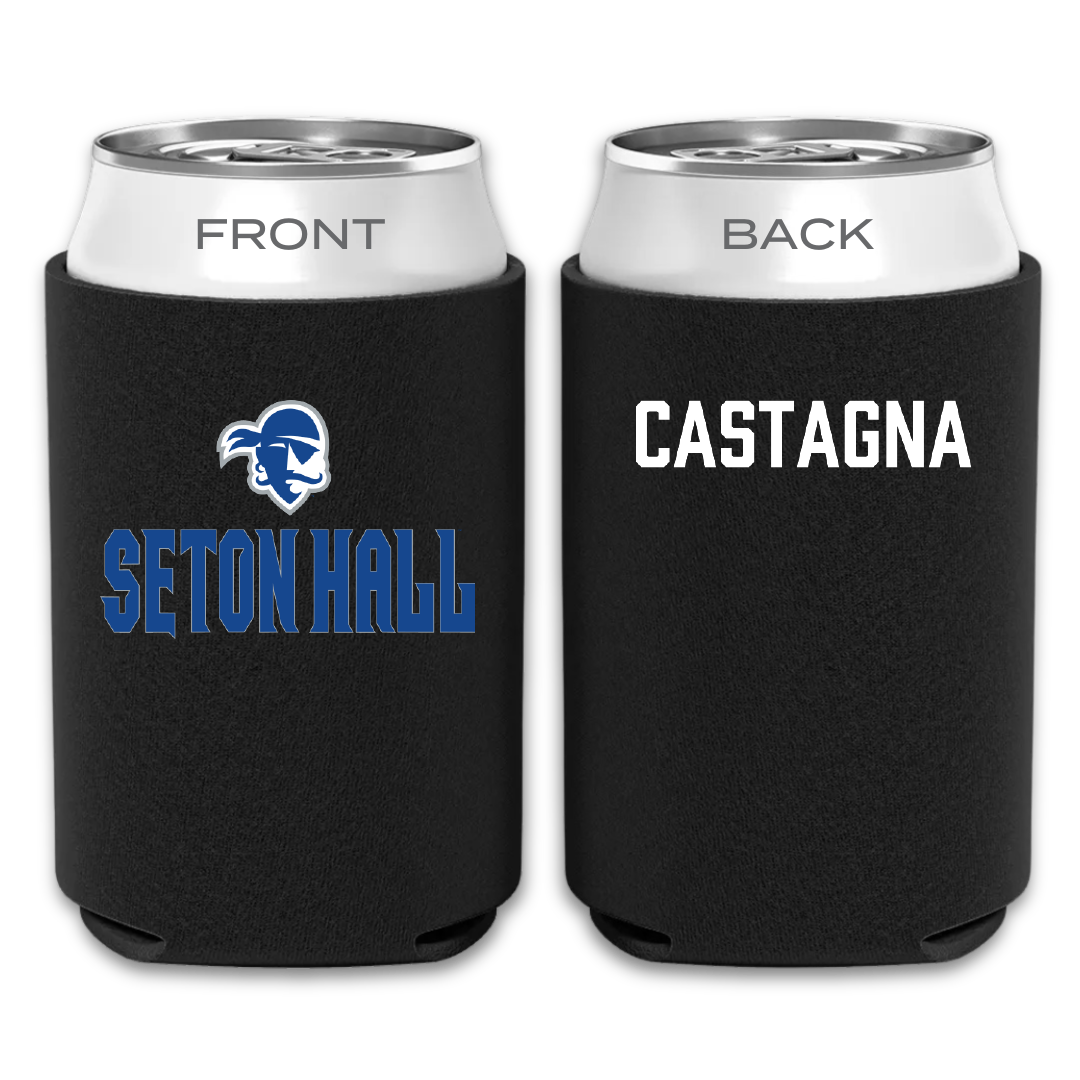 Seton Hall University TF and XC Black Can Cooler - Laura Castagna