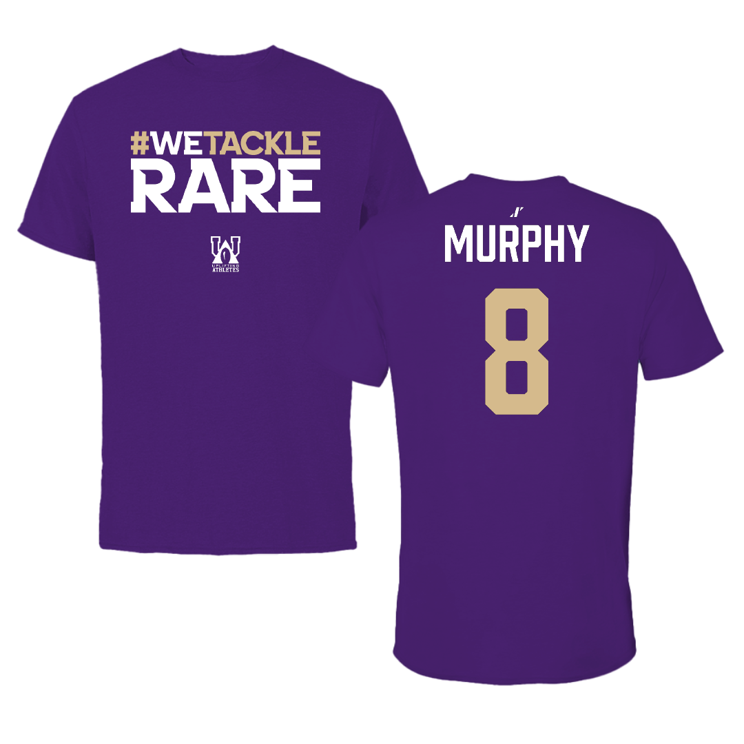 Softball Purple Uplifting Athletes Performance Tee - #8 Emily Murphy