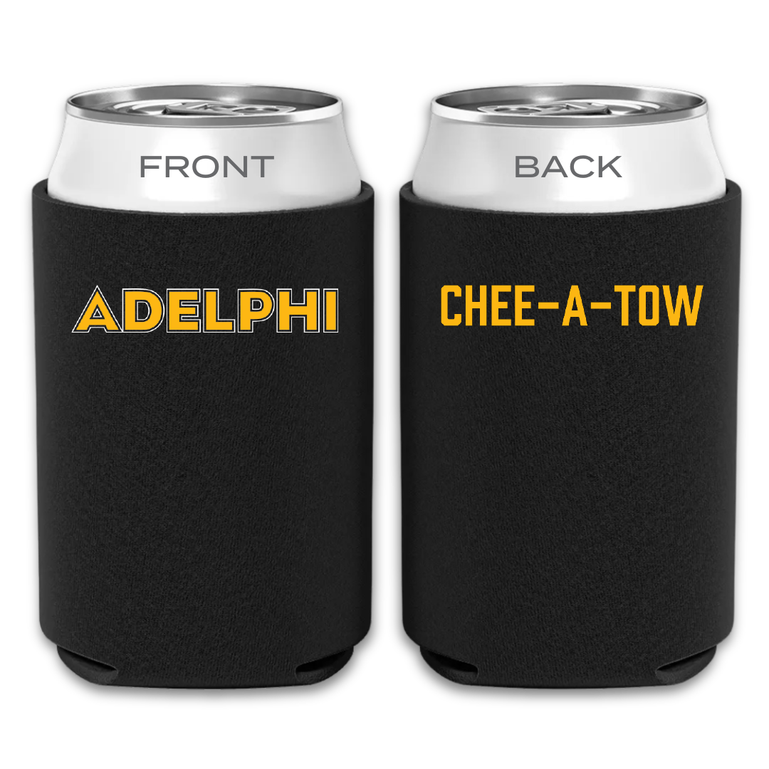 Adelphi University Swimming & Diving Black Can Cooler - Jake Chee-A-Tow