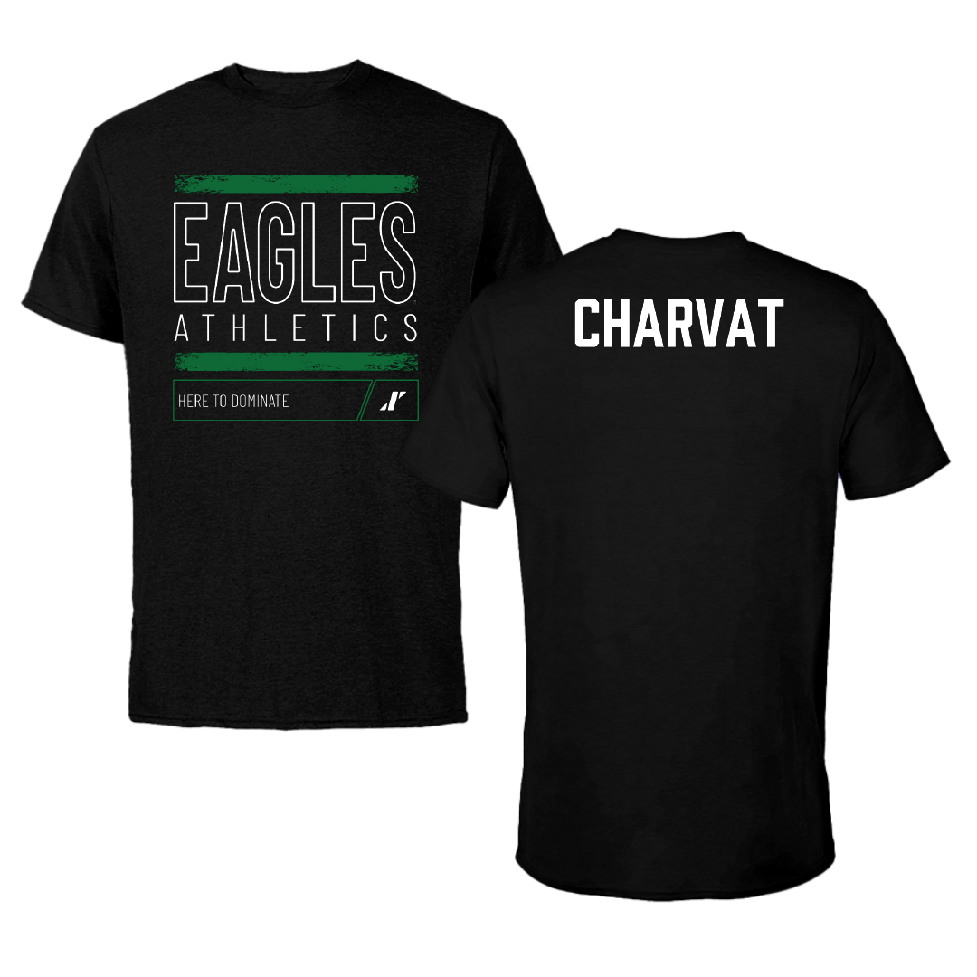 Eastern Michigan University Rowing Black Dominate Performance Tee - Gabrielle Charvat