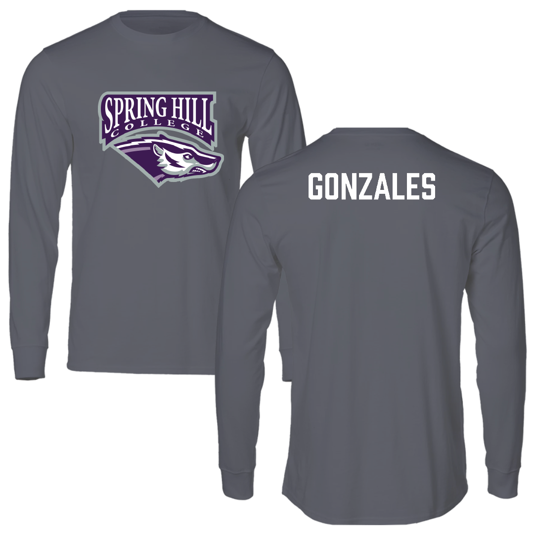 Spring Hill College Soccer Dark Gray Long Sleeve - Josh Gonzales