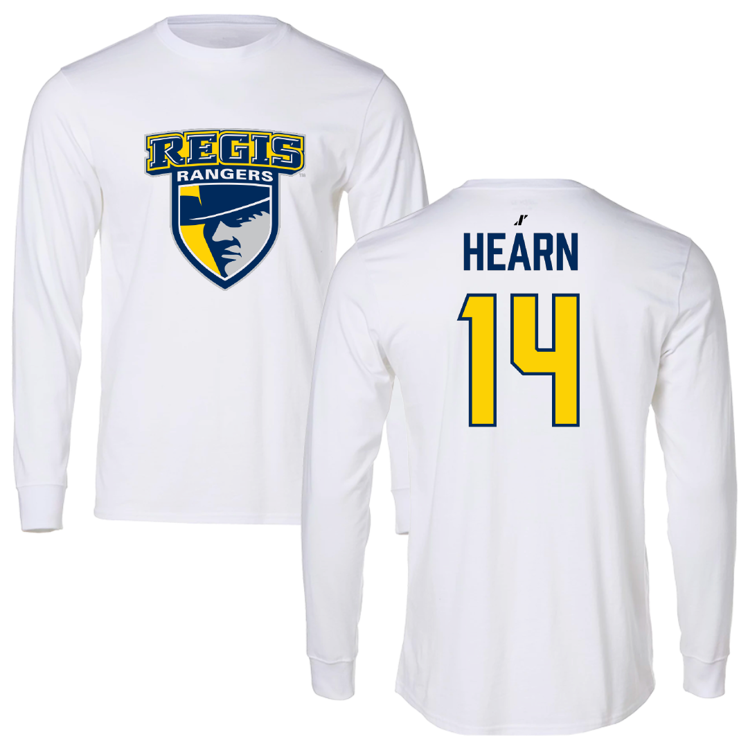 Regis University (Colorado) Baseball White Long Sleeve - #14 Dylan Hearn