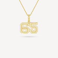Gold Presidents Pendant and Chain - #65 Michael Dunn