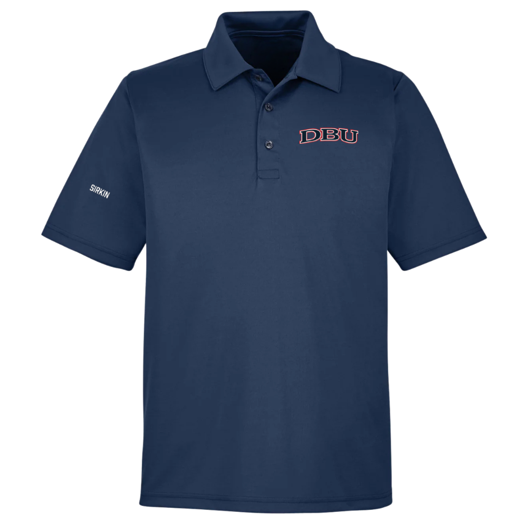 Dallas Baptist University Golf (W) Navy Polo - Chloe Sirkin