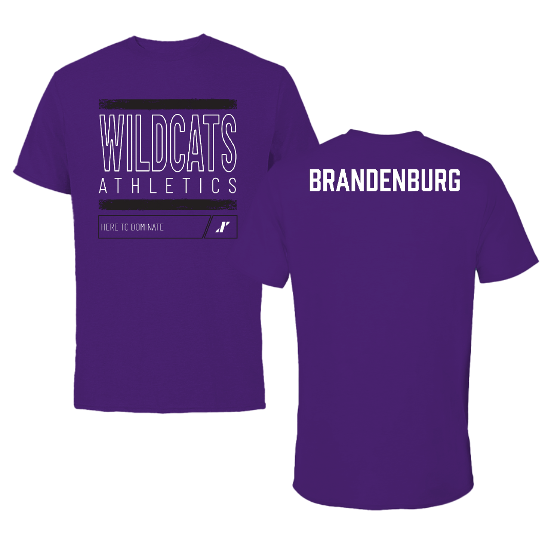 Weber State University TF and XC Purple Dominate Performance Tee - Eva Brandenburg