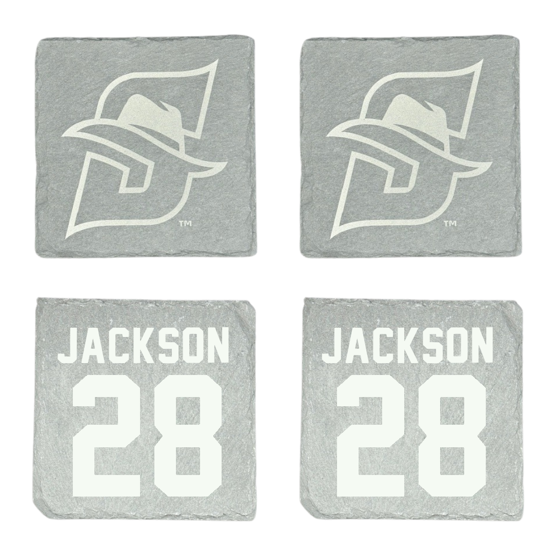 Stetson University Football Stone Coaster (4 Pack)  - #28 Dre'Monti Jackson