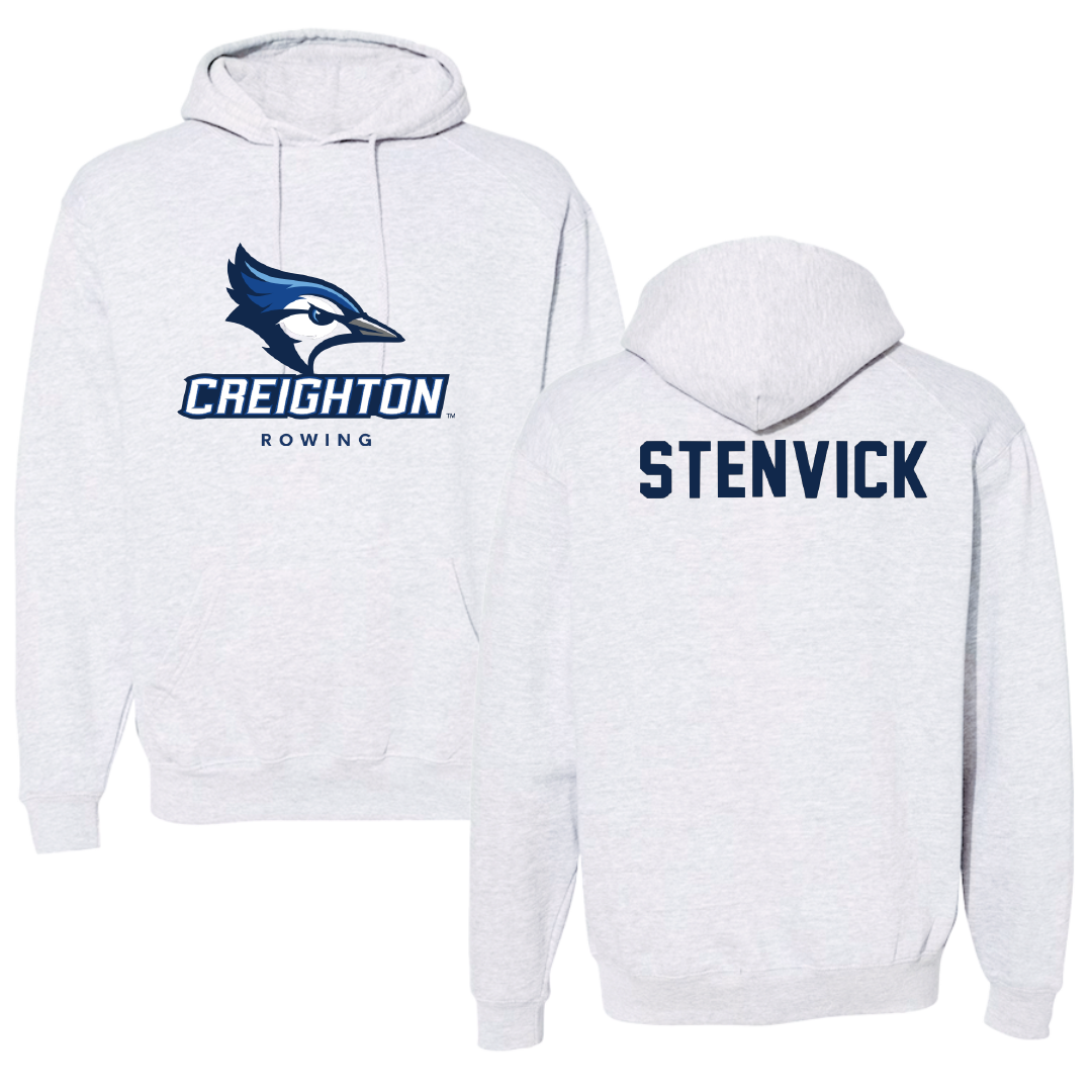 Creighton University Rowing Light Gray Hoodie - Julia Stenvick