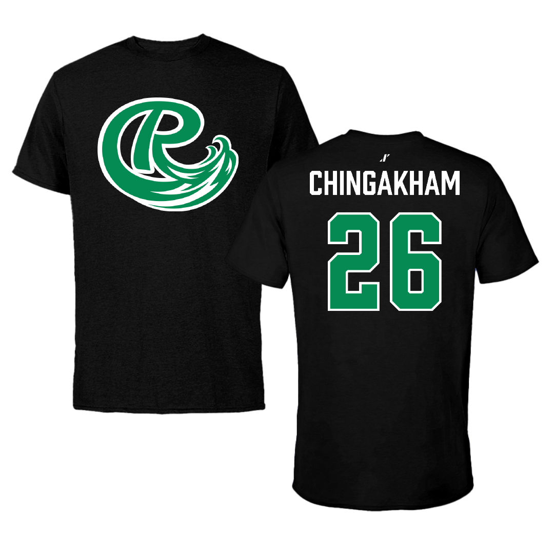 Roosevelt University Soccer Black Tee - #26 Arya Chingakham