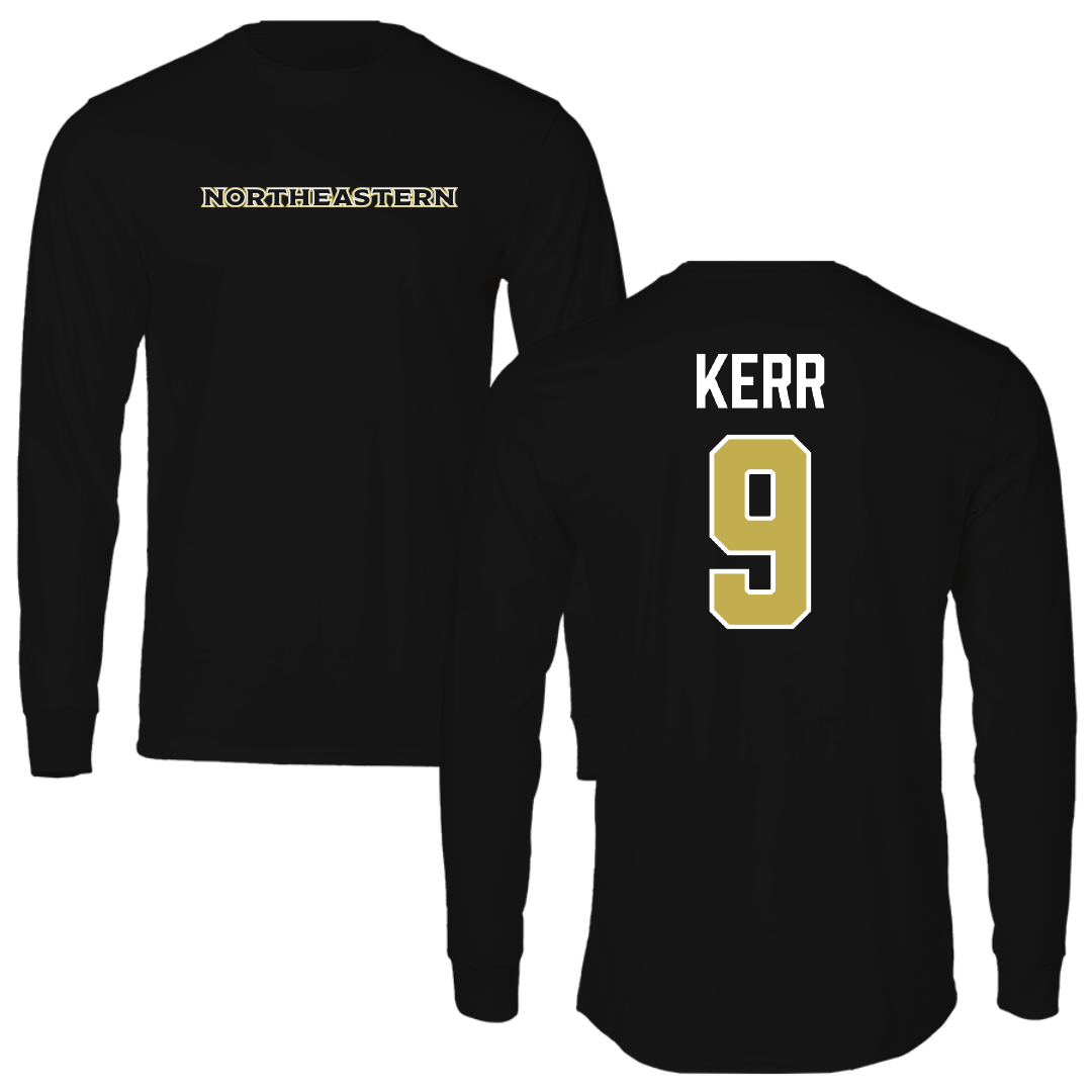 Northeastern Junior College Volleyball (W) Black Performance Long Sleeve - #9 Kennedy Kerr