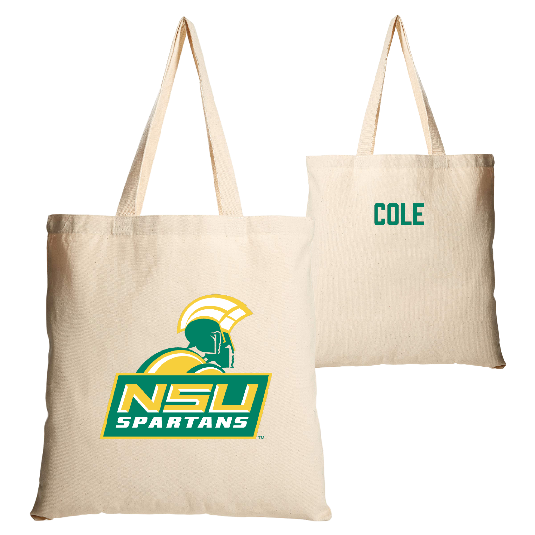 Norfolk State University TF and XC Tan Canvas Tote Bag - Kai Cole