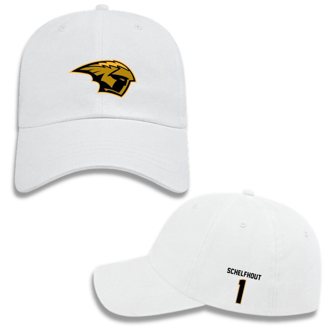 University of Wisconsin-Oshkosh Flag Football (W) White Hat - #1 Joely Schelfhout