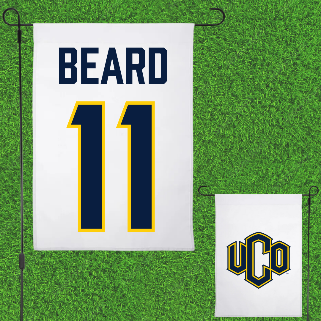 University of Central Oklahoma Softball White Garden Flag - #11 Shelby Beard