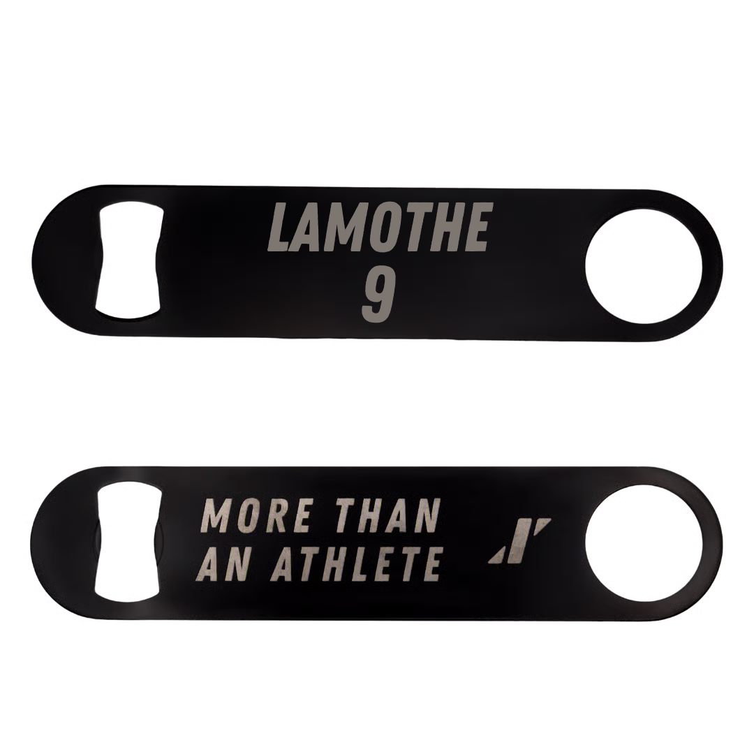 Soccer (W) Black Bottle Opener - #9 Ava Lamothe